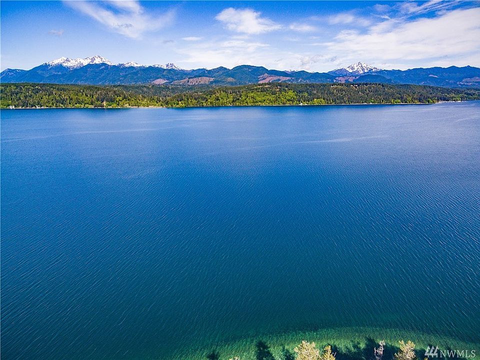Scenic Hood Canal & Olympic Mountain view!  (Drone shot taken from water's edge)