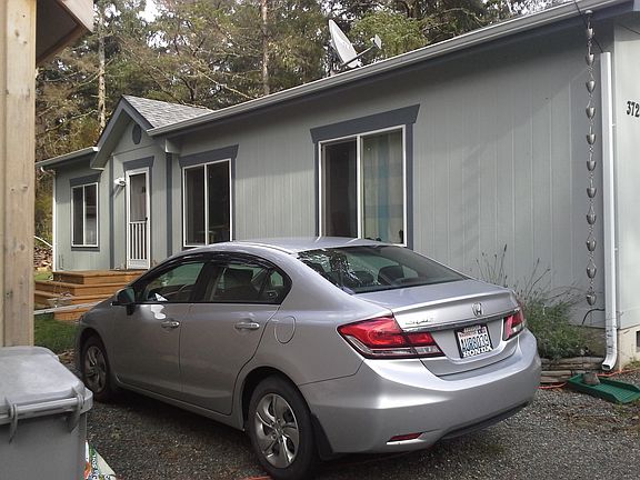  between garage and house