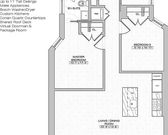 2nd image of 445 W 21st St APT 5R