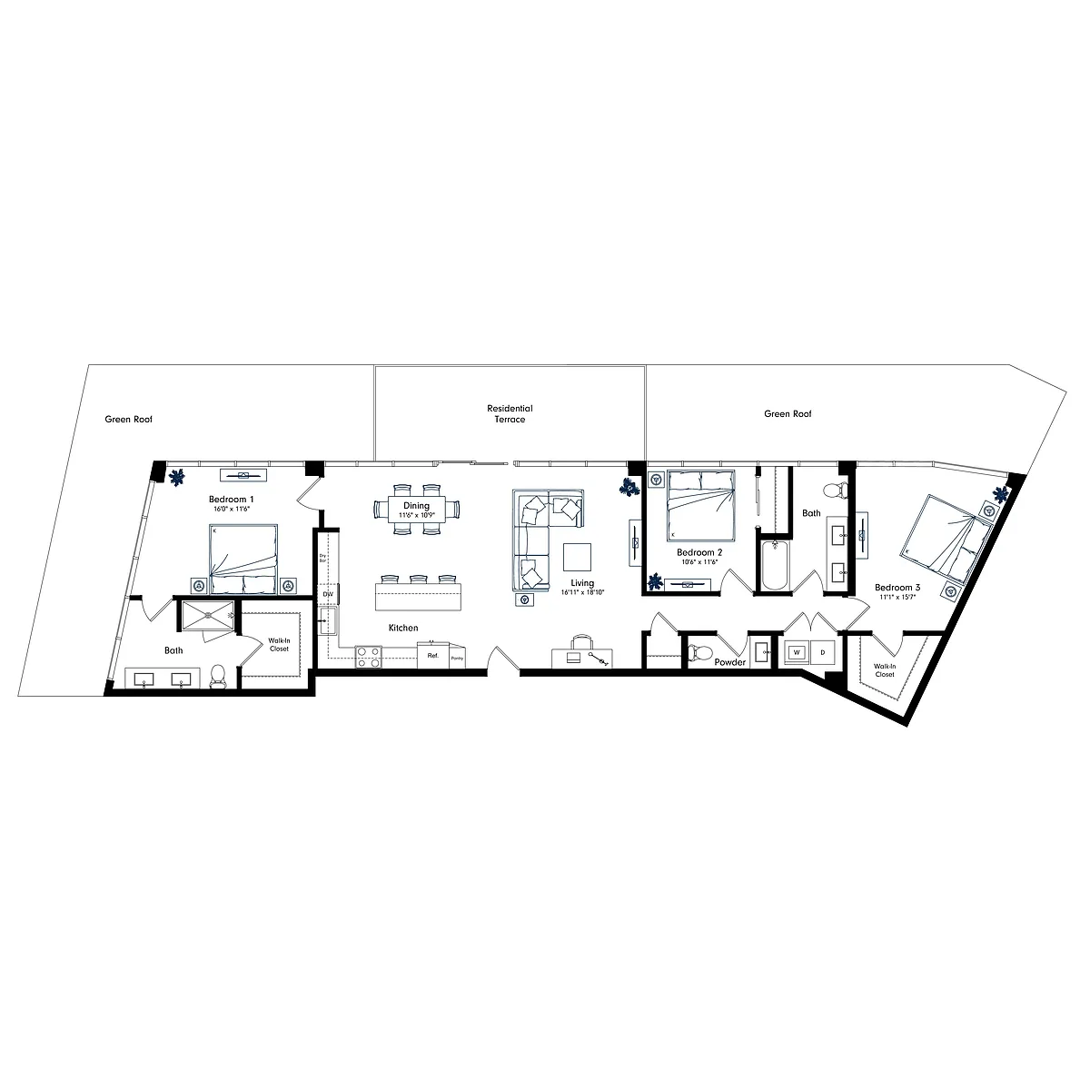 Floor plan PHC2