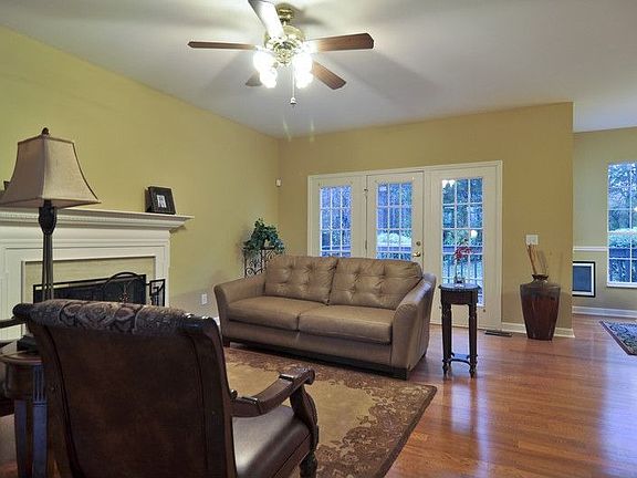 Den access to deck and backyard