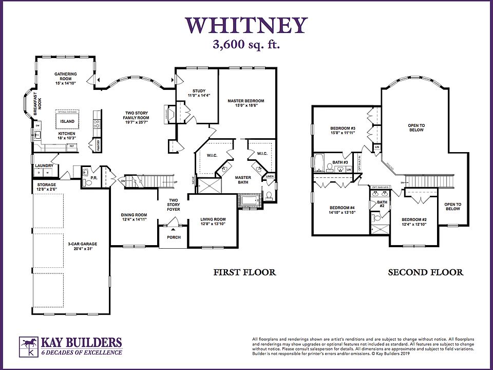 Whitney 3 Car Floorplan