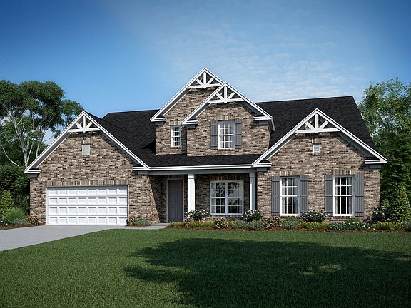 Elevation A, 2-Story with Brick Option