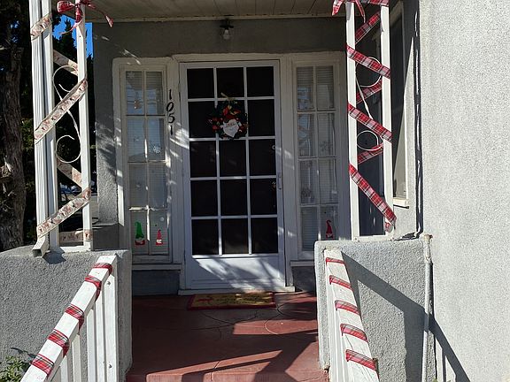 Front porch and front door