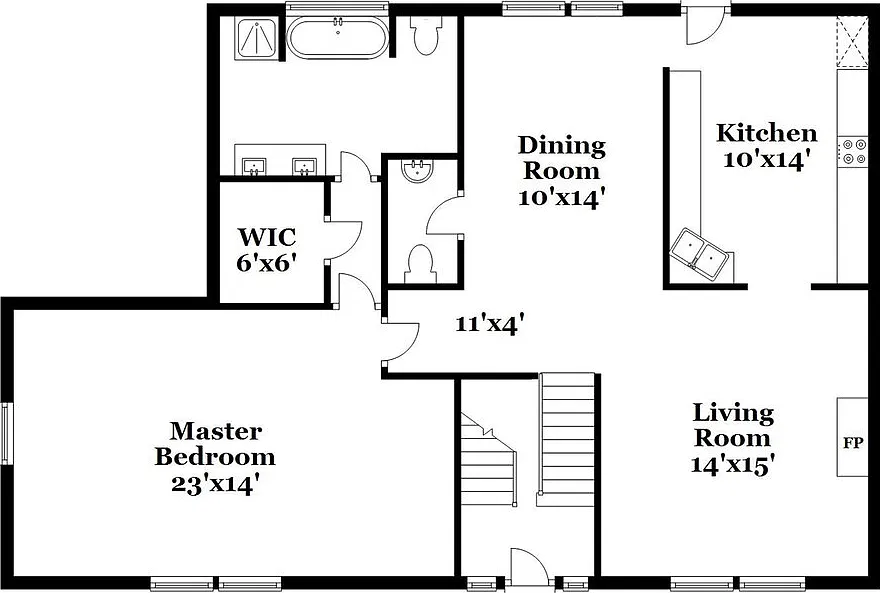 3 bed, 2.5 bath, 1506 sqft, $1,960 — Photo 2