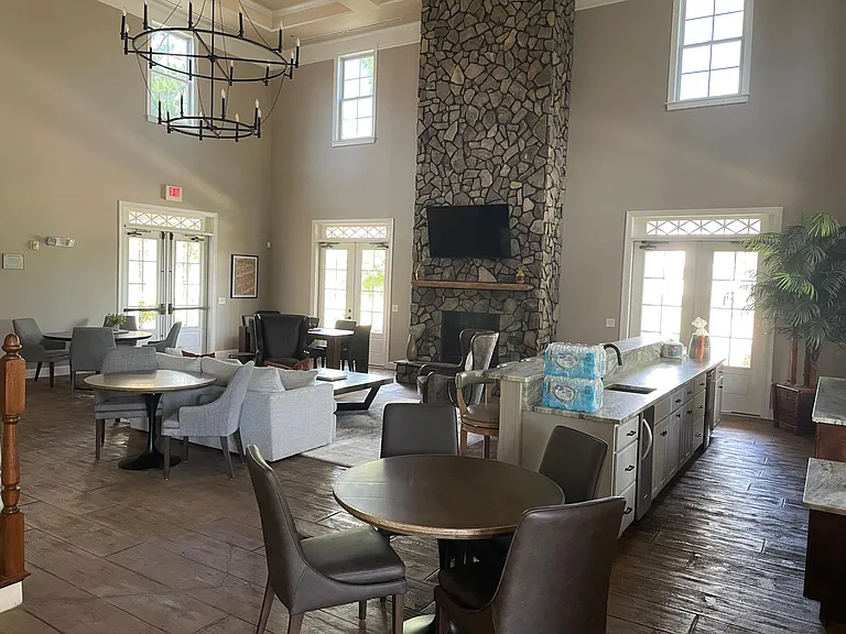 Inside club house