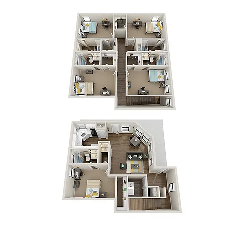 Floor plan 5x5.5 Corner Premium