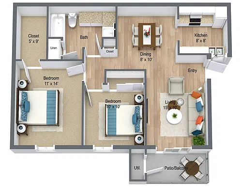 Floor plan B-2