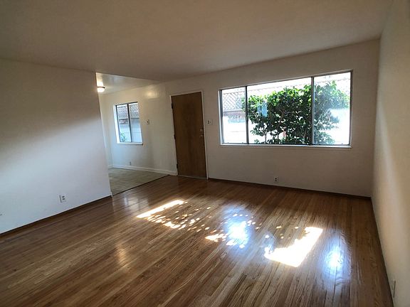 View of the living room facing south