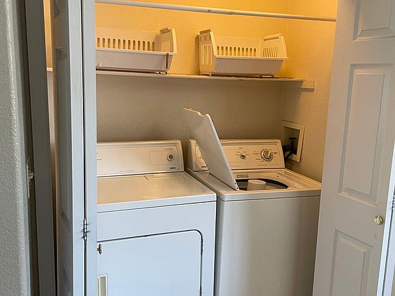 full size laundry off the kitchen