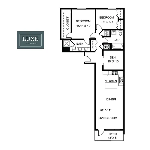 Floor plan 2C