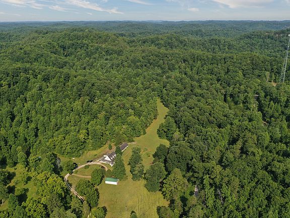 Mid altitude aerial drone shot from the east boundary looking west