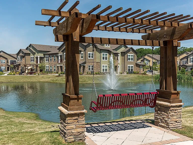 Outdoor Swing and Pergola