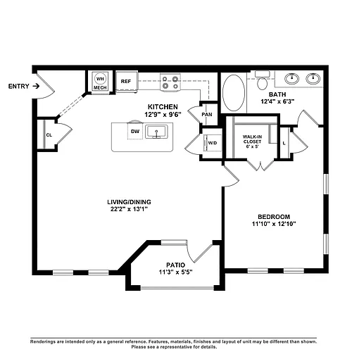 Floor plan A1D