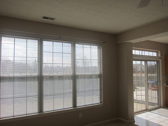 Living room and backyard exit