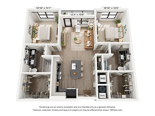 Floor plan B1