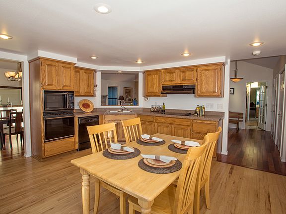 Room for all to gather in this large Kitchen