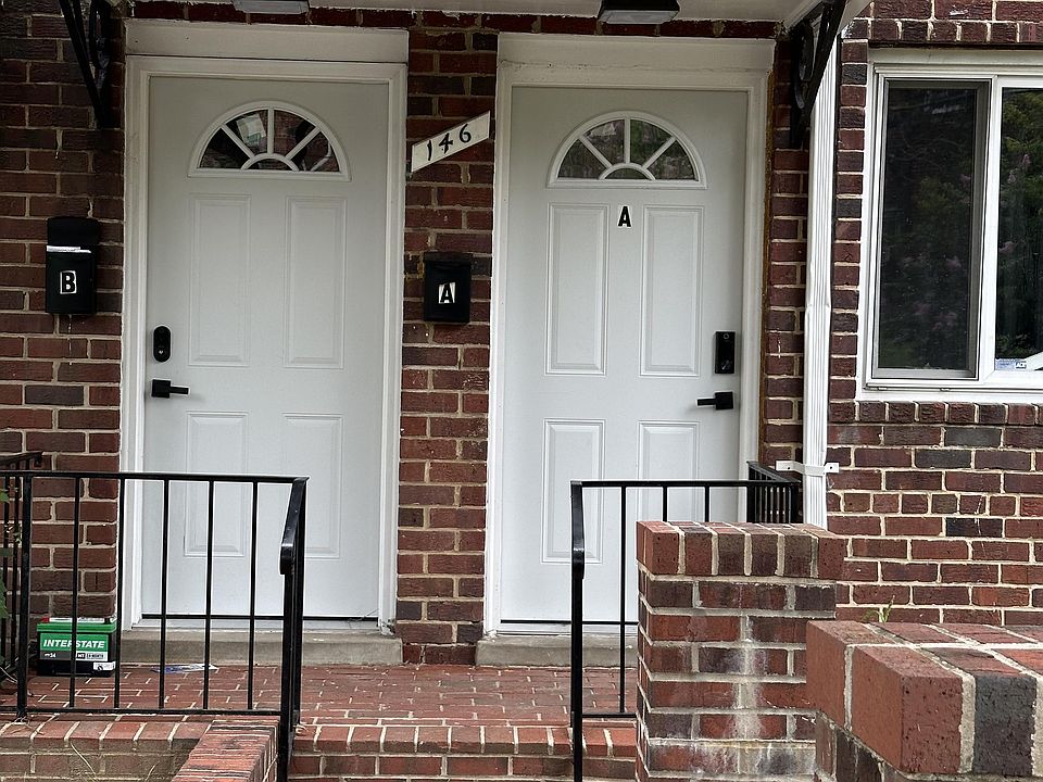 Front door - left side is Unit B