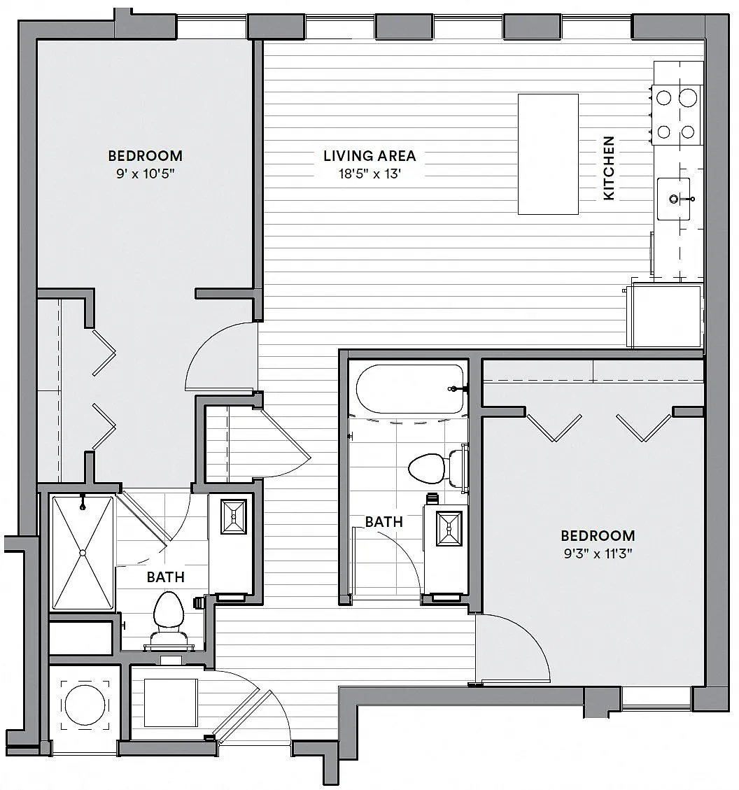 Floor plan B1