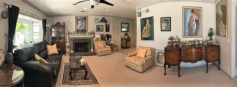 Living Room - it is now hardwood floors