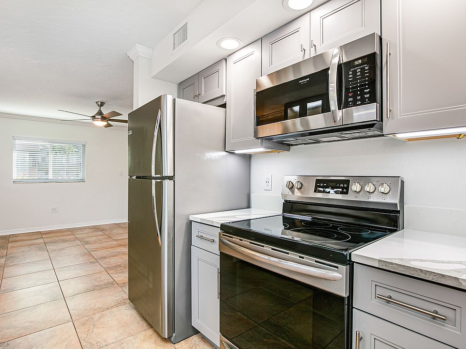 Kitchen as seen from the bedroom