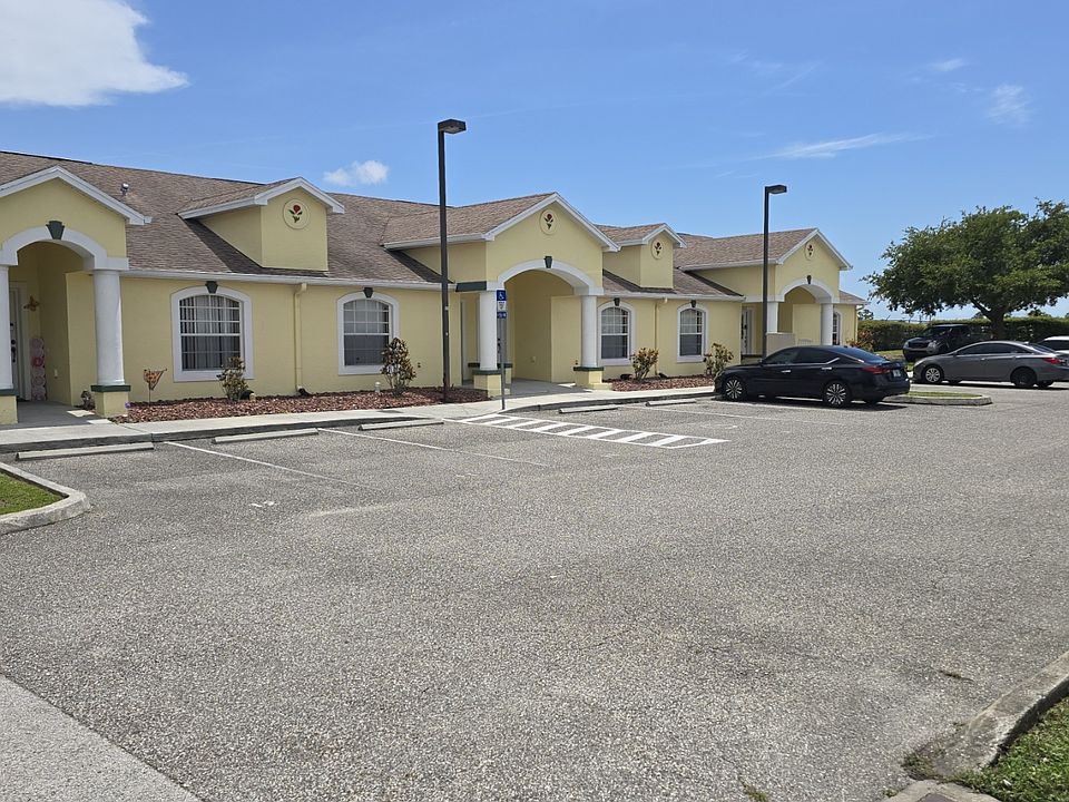 Villas are on the left side of the property.