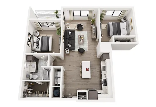 Floor plan B-1