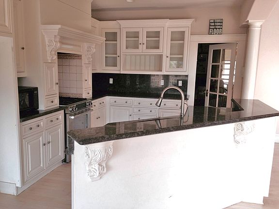 Kitchen-refinished floors