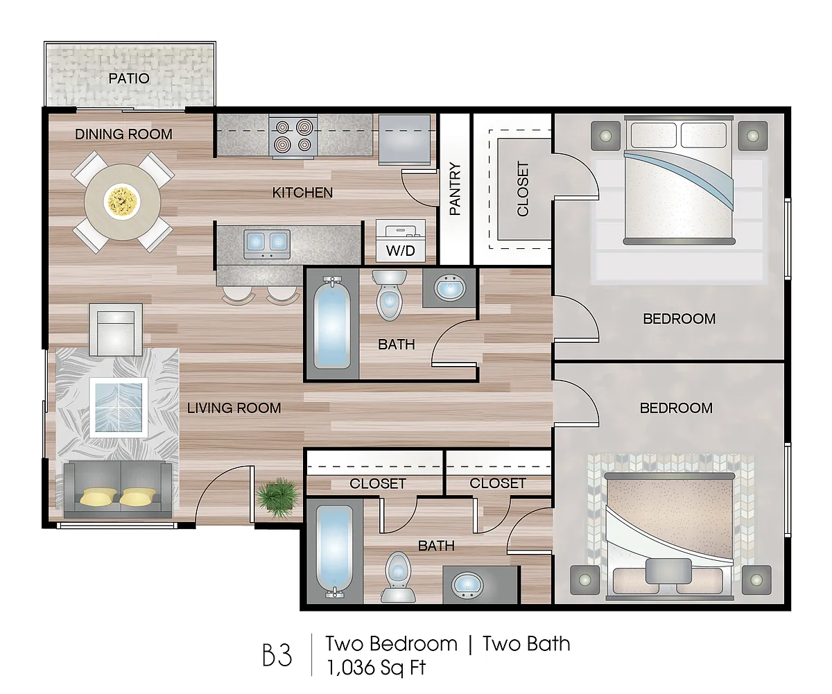 Floor plan B3