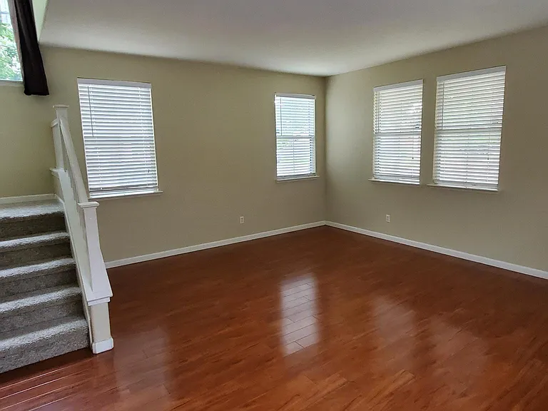 living room and stair