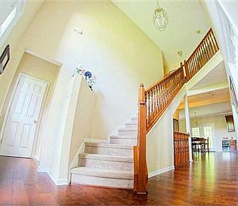 Entry. Welcoming  two-story entryway