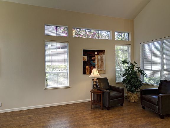 Living Room with Gleaming Floors