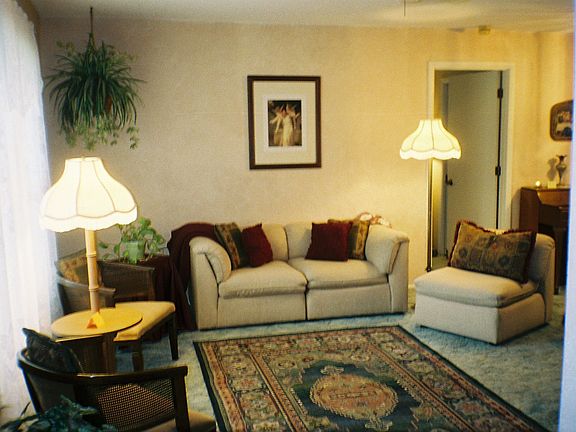 spacious living room