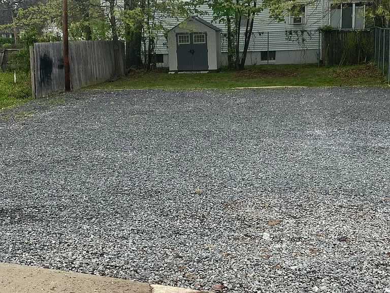 yard with parking area