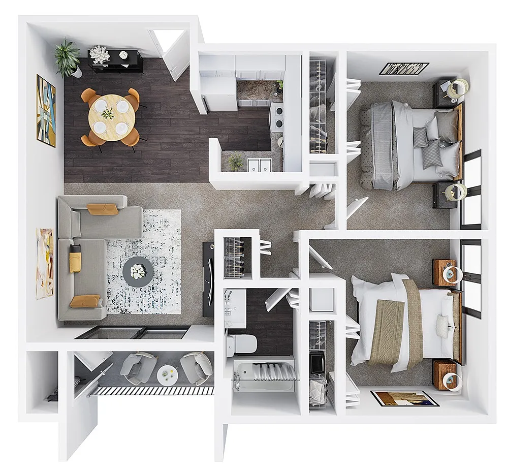 Floor plan 2X1 C