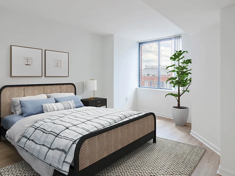Bedroom with Hard Surface Flooring