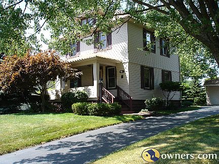 Home as you drive in.