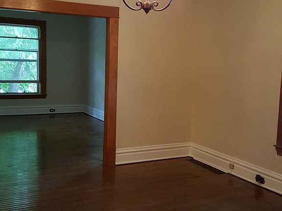 dining room looking towards front of house and living room