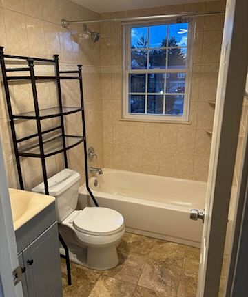Updated Bathroom with Tile Flooring