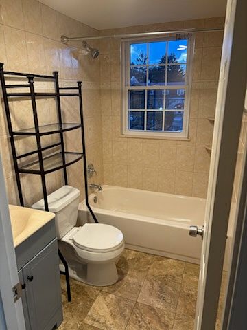 Updated Bathroom with Tile Flooring