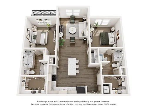 Floor plan Beckett