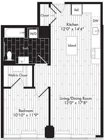 Floor plan VYV North 1C