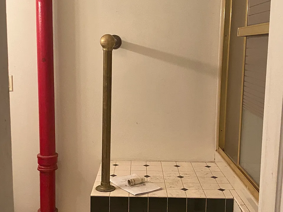 Bathroom 
Stairs to Shower