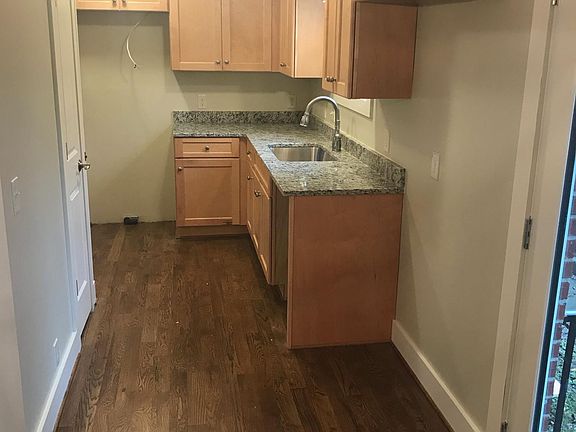 Kitchen before appliances installed.