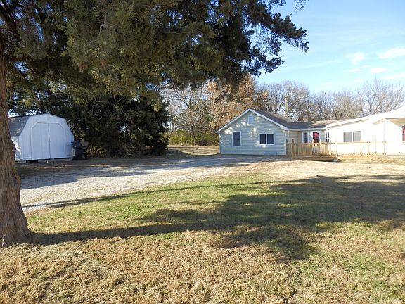 West end of house and shed