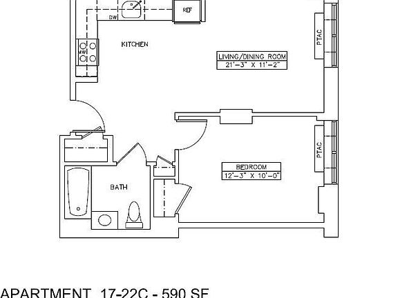 2nd image of 401 W 25th St APT 17C