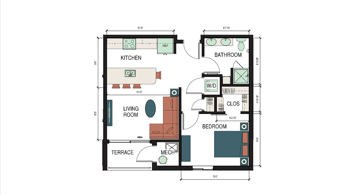 Floor plan Maud