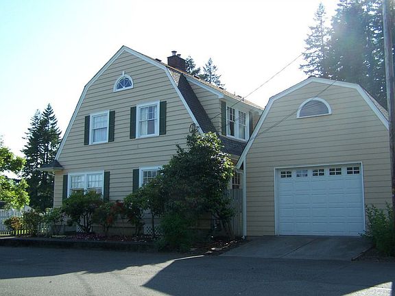 Side and large garage