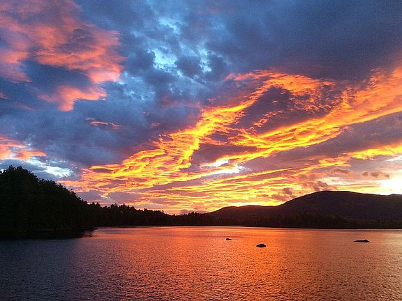 Sunrise from Main Cabin
