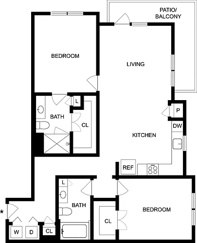 Floor plan B2J